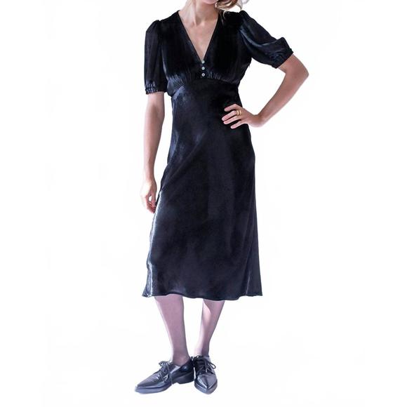 NEW RAQUEL ALLEGRA women's bella dress in black